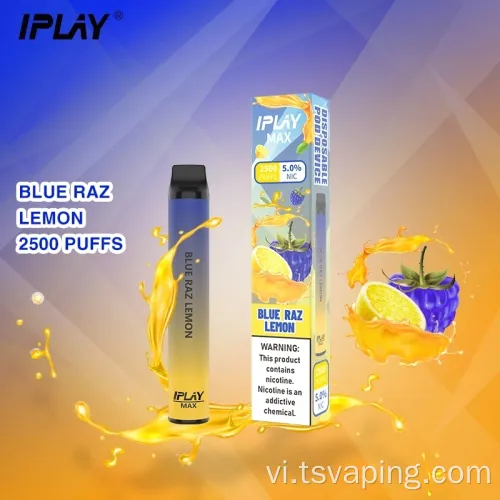 Iplay gốc thuốc lá điện tử 2500 puffs cuộn vape